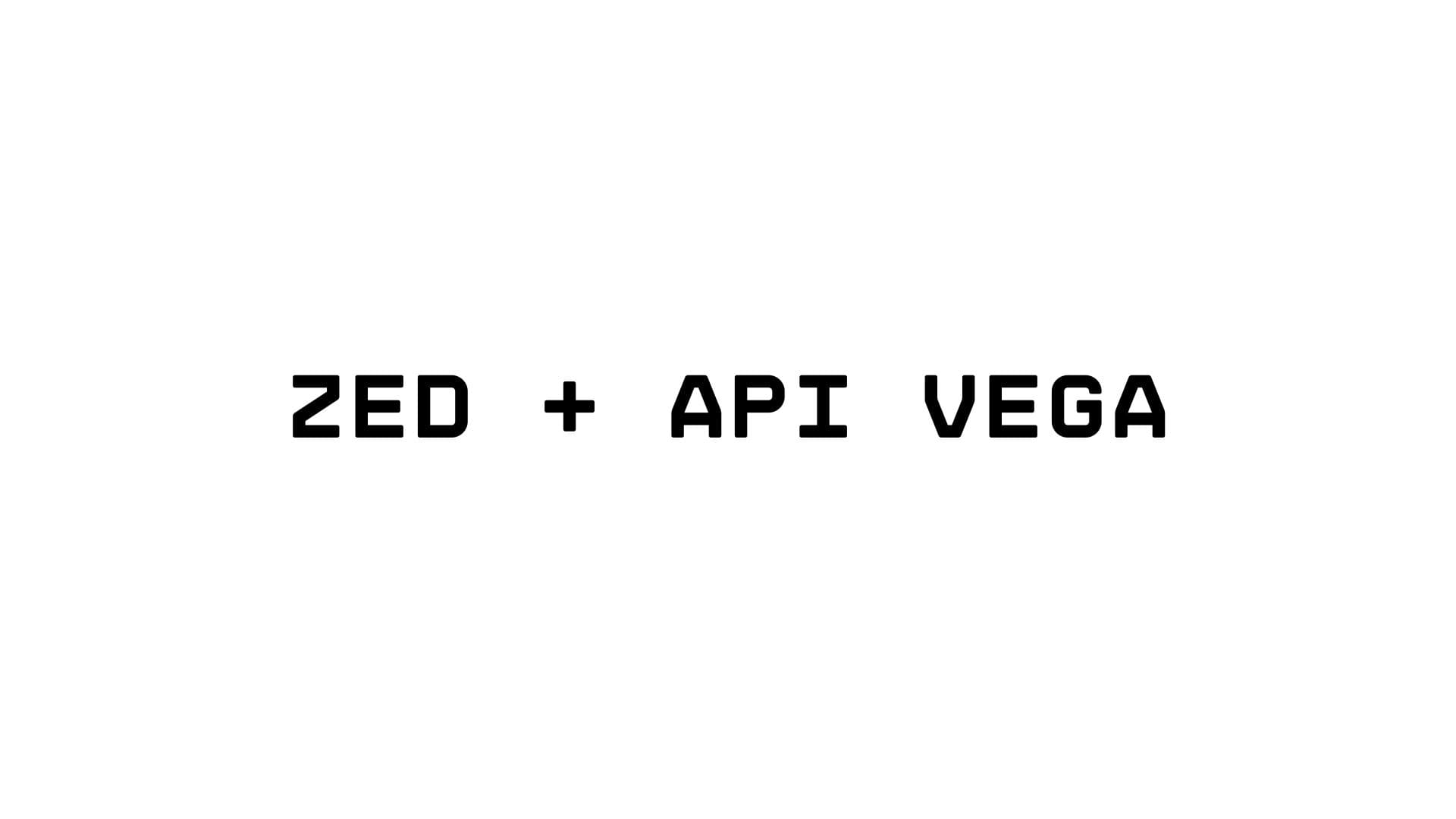 Zed подключаем к API